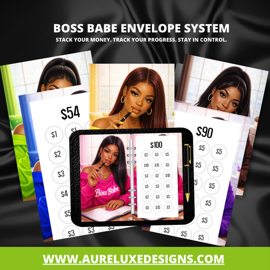 The Auréluxe Boss Babe Envelope System