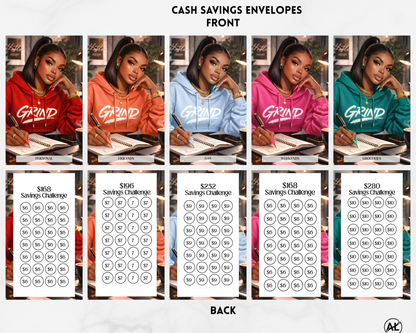 The Auréluxe Grind Savings Envelope Set